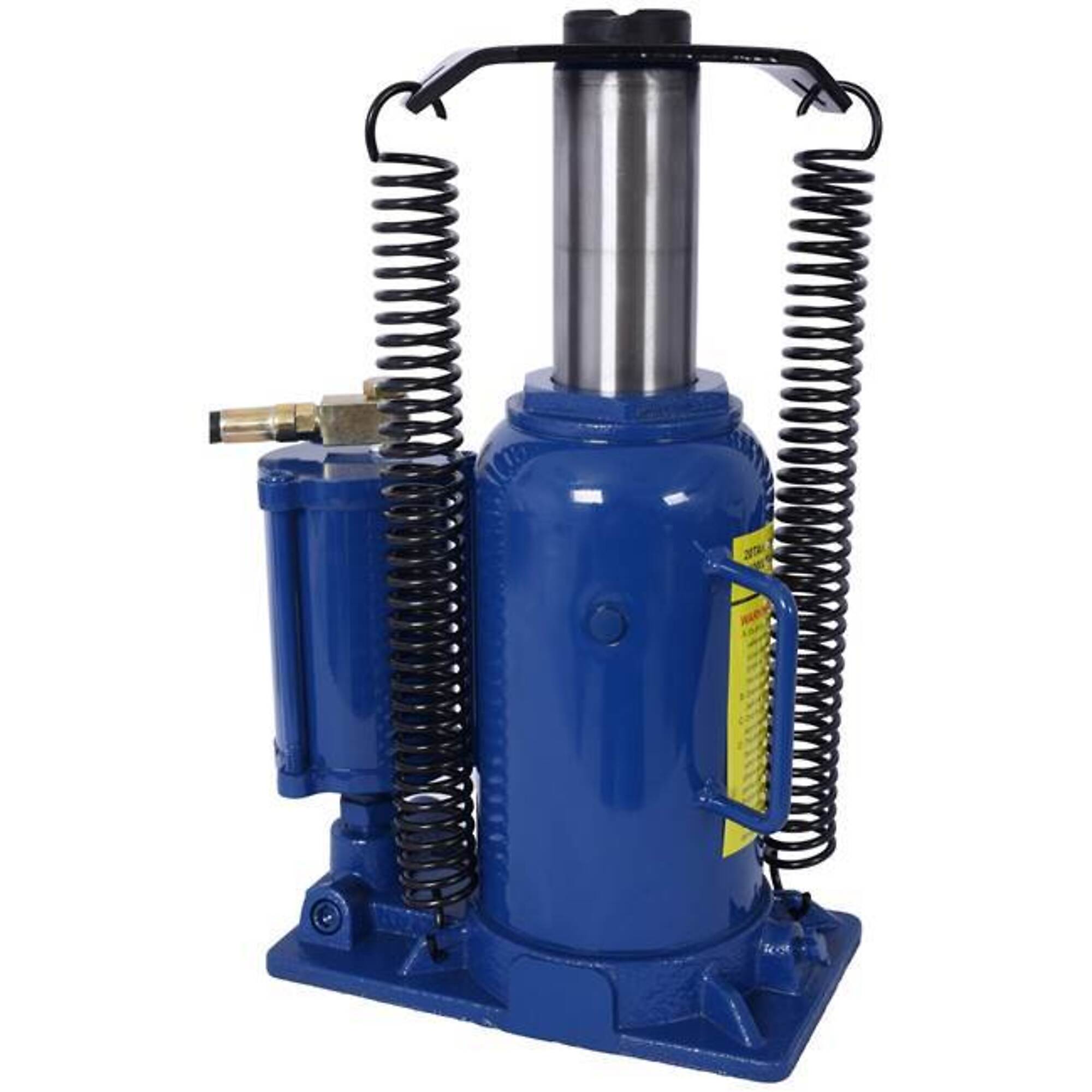 TMB Air Hydraulic Bottle Jack — 20 Ton, 44029 lbs. Capacity, Blue, Model# BAC-W465P146636